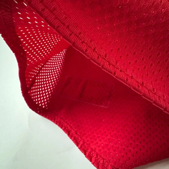 Florida College Mens XL Majestic Vintage Baseball Jersey #33 Red Blue White Mesh - Picture 11 of 12